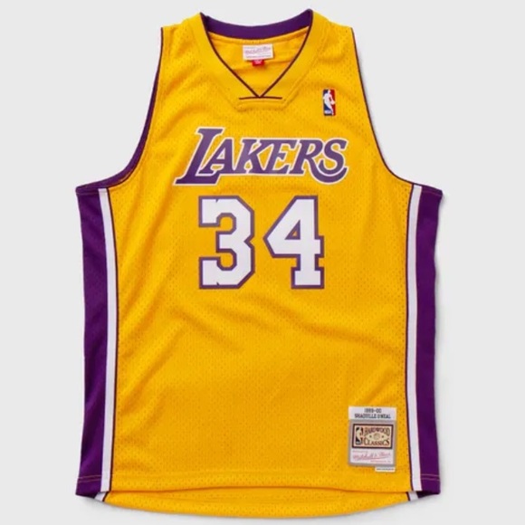 Shaquille O’Neal LA Lakers Mitchell & Ness HWC Swingman Jersey - Picture 6 of 6